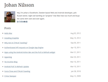 Tablet Screenshot of johannilsson.com